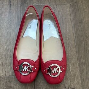 Michael Kors Classic flats Red color